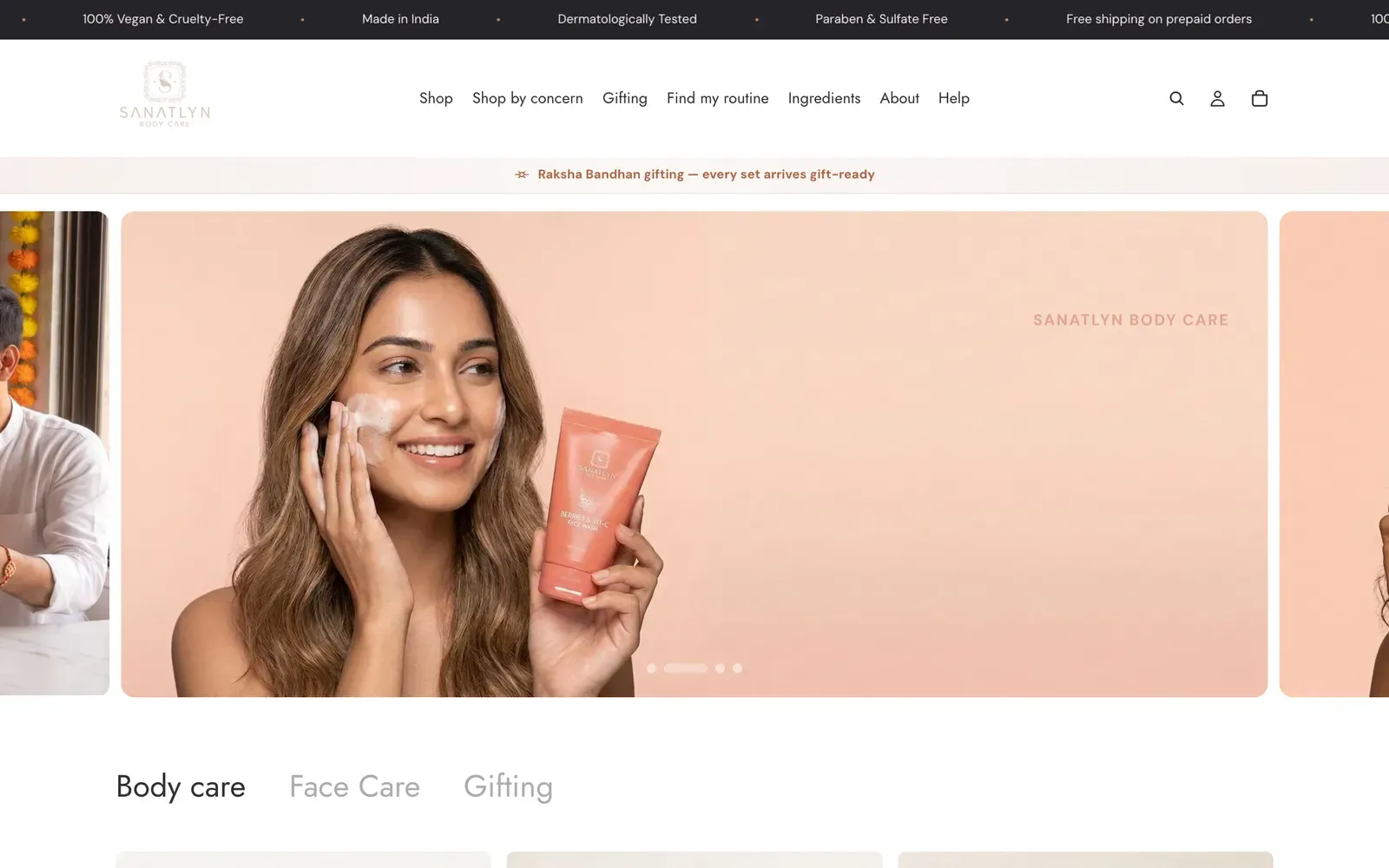 Sanatlyn Body Care storefront