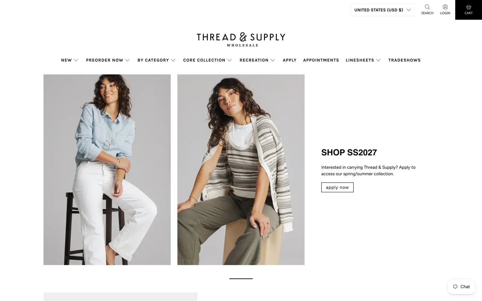 Thread & Supply storefront