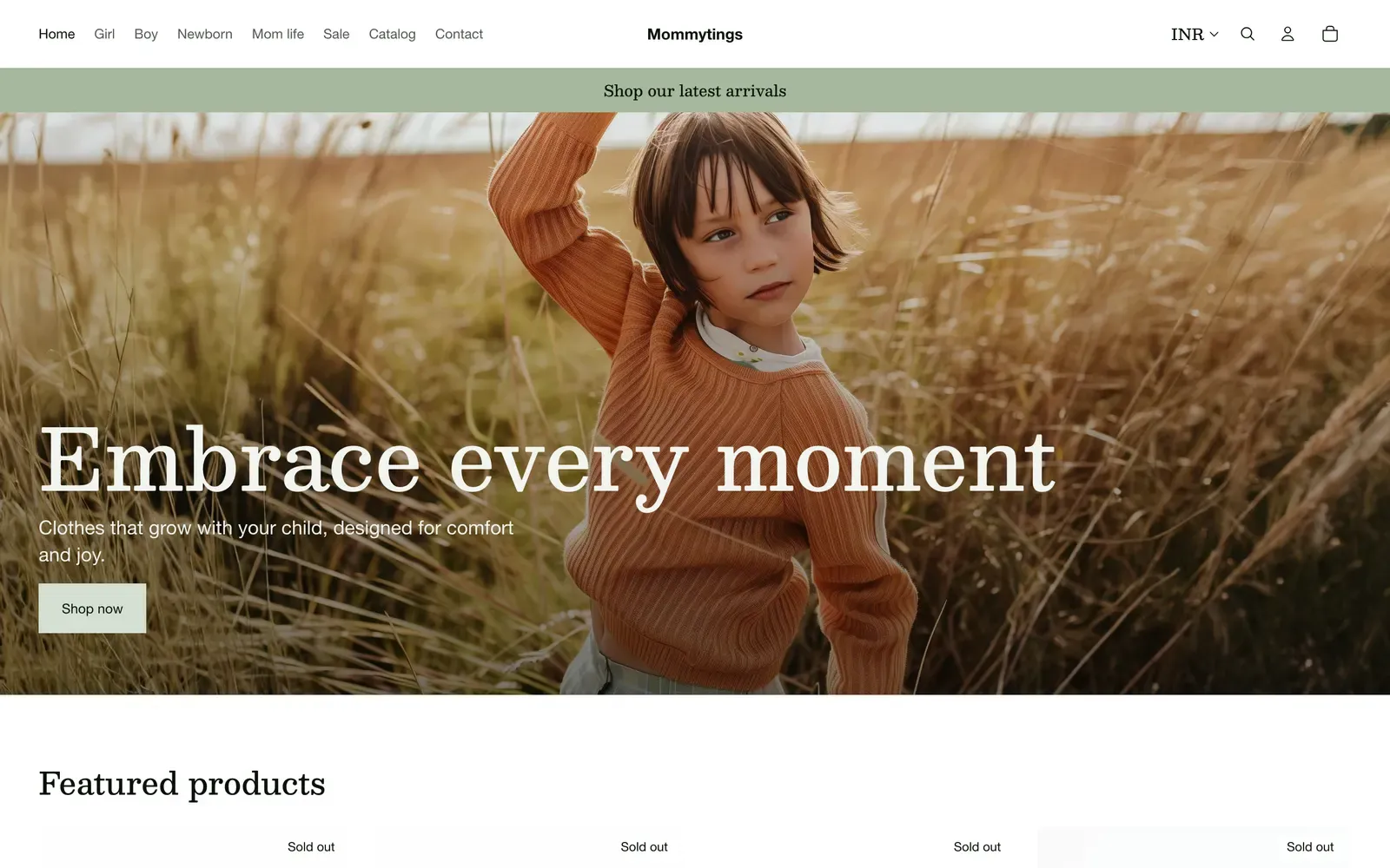 Mommytings storefront